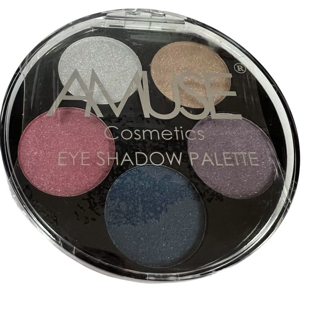 Amuse Cosmetics Eyeshadow Palette 5 Metallic Shimmering Colors